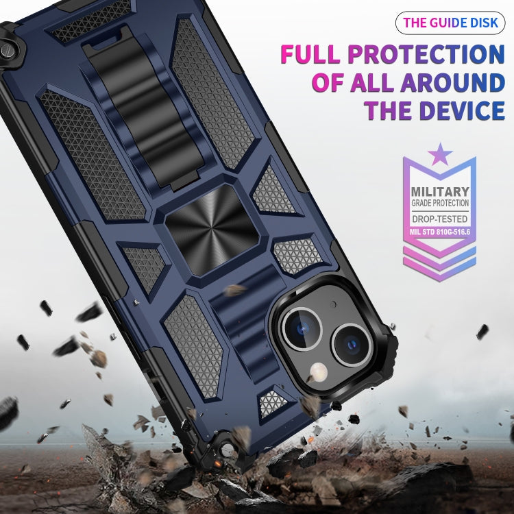 Armor Shockproof TPU + PC Magnetic Protective Case with Holder, For iPhone 13, For iPhone 13 Pro, For iPhone 13 Pro Max