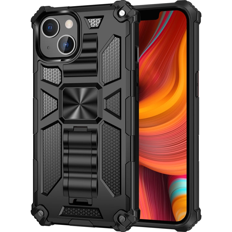 Armor Shockproof TPU + PC Magnetic Protective Case with Holder, For iPhone 13, For iPhone 13 Pro, For iPhone 13 Pro Max