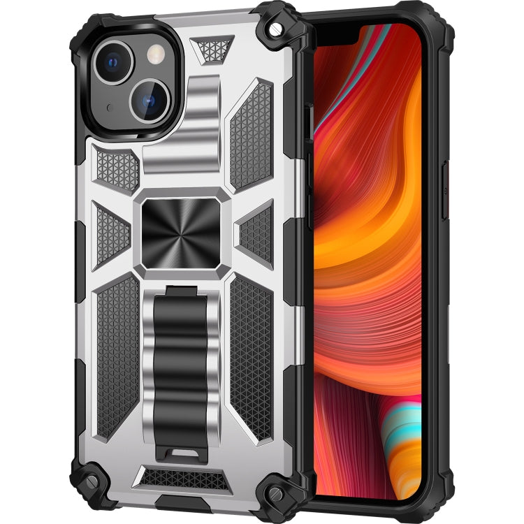 Armor Shockproof TPU + PC Magnetic Protective Case with Holder, For iPhone 13, For iPhone 13 Pro, For iPhone 13 Pro Max