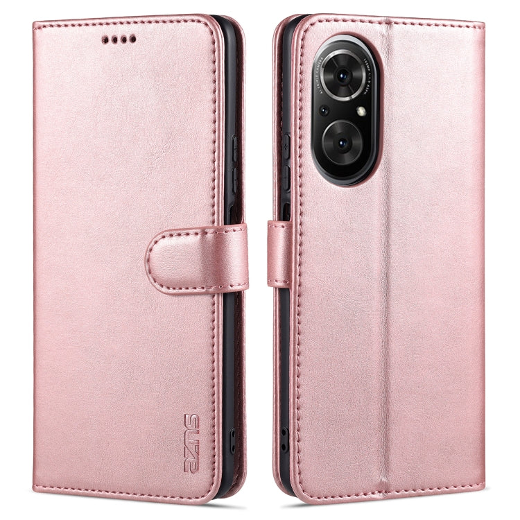 AZNS Skin Feel Calf Texture Horizontal Flip Leather Case with Card Slots & Holder & Wallet, For Honor 50 SE