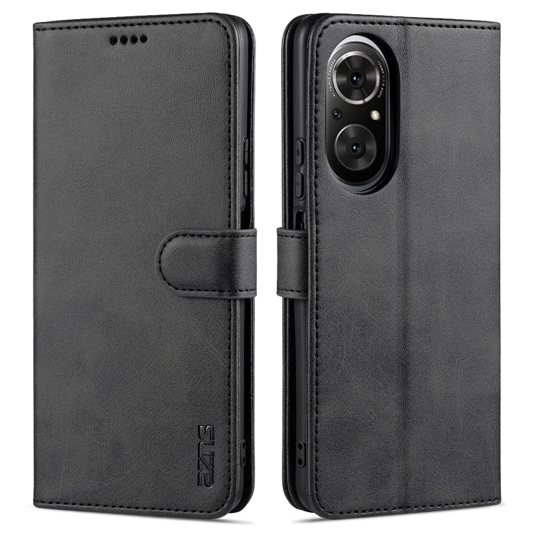 AZNS Skin Feel Calf Texture Horizontal Flip Leather Case with Card Slots & Holder & Wallet, For Honor 50 SE