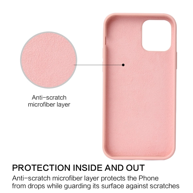 Solid Color Liquid Silicone Shockproof Protective Case, For iPhone 13 mini