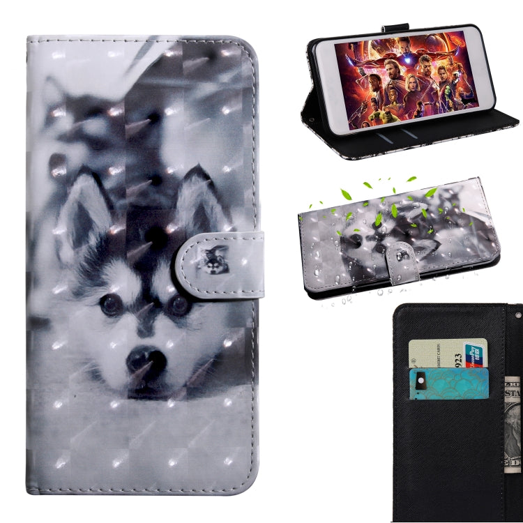 3D Painting Pattern Coloured Drawing Horizontal Flip TPU + PU Leather Case with Holder & Card Slots & Wallet, For Motorola Moto G8 Play, For OnePlus 7 Pro / 7T Pro