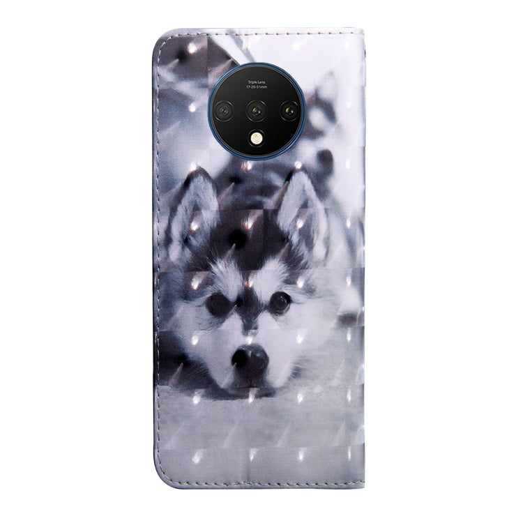 3D Painting Pattern Coloured Drawing Horizontal Flip TPU + PU Leather Case with Holder & Card Slots & Wallet, For OnePlus 7T, For Xiaomi Redmi 8