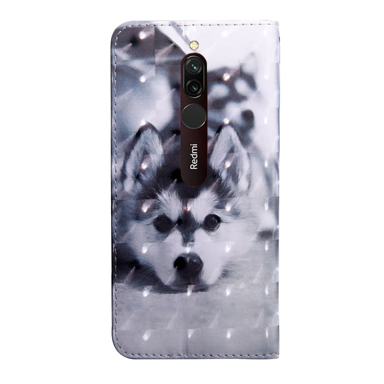 3D Painting Pattern Coloured Drawing Horizontal Flip TPU + PU Leather Case with Holder & Card Slots & Wallet, For Xiaomi Redmi 8A, For Xiaomi Mi 9 Pro