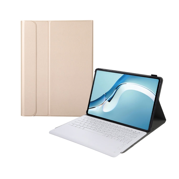 For Huawei MatePad Pro 12.6 2021 Sheep Texture Ultra-thin Bluetooth Keyboard Horizontal Flip Leather Case with Holder, A126