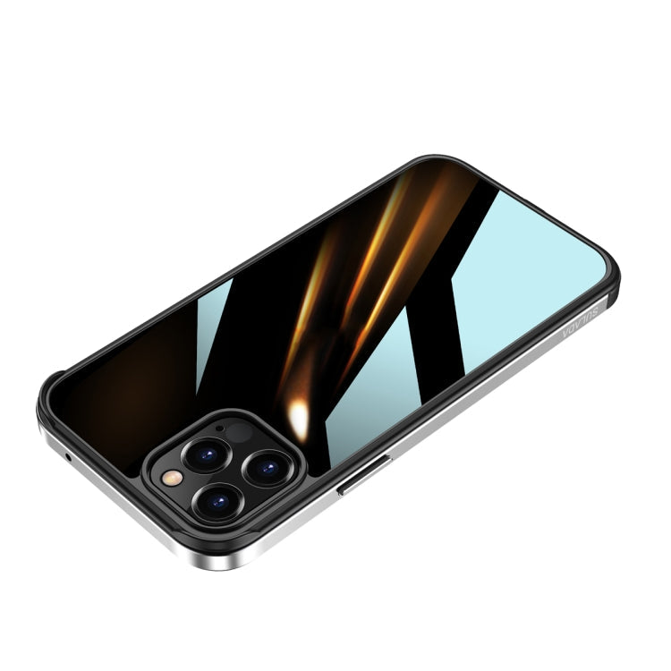 SULADA Shockproof Aviation Aluminum Metal Frame + Nano Glass + TPU Protective Case, For iPhone 12 Pro, For iPhone 12 Pro Max, For iPhone 11 Pro Max, For iPhone XS / X