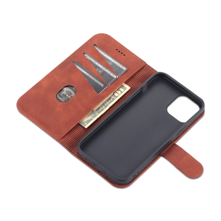 AZNS Skin Feel Calf Texture Horizontal Flip Leather Case with Card Slots & Holder & Wallet, For iPhone 12 Pro, For iPhone 12 Pro Max
