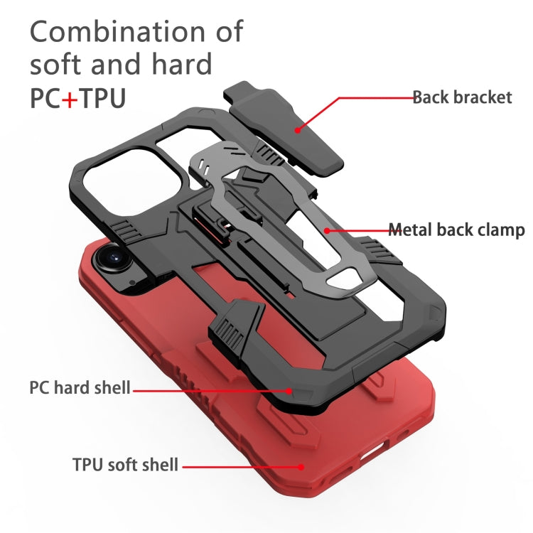 Machine Armor Warrior Shockproof PC + TPU Protective Case, For iPhone 13 mini, For iPhone 13