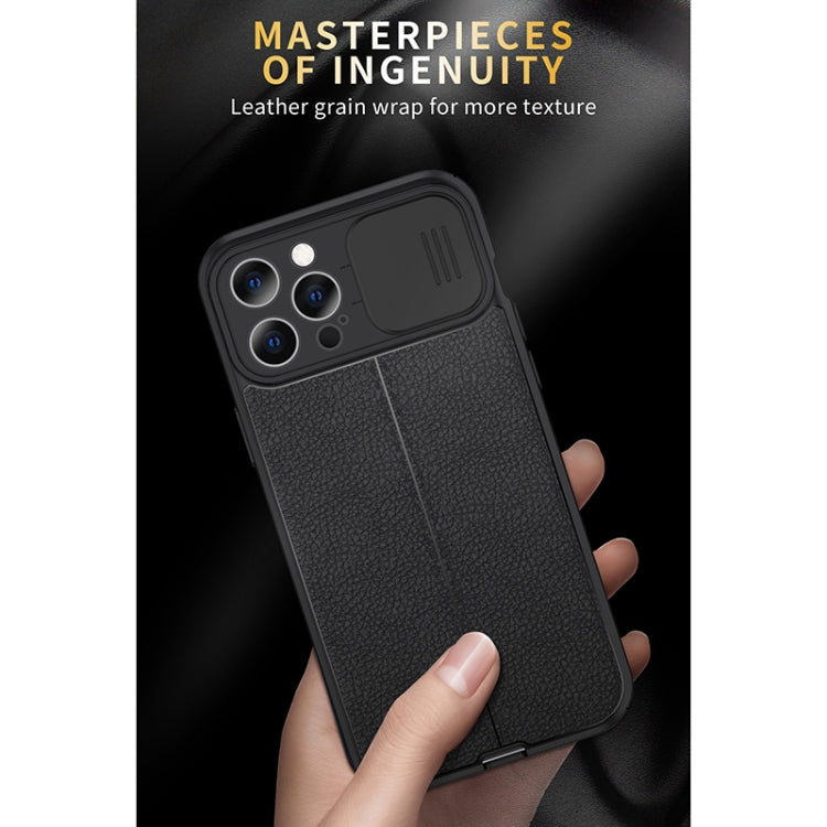 Litchi Texture Sliding Camshield TPU Protective Case, For iPhone 11, For iPhone 11 Pro, For iPhone 11 Pro Max, For iPhone 12 mini, For iPhone 12, For iPhone 12 Pro, For iPhone 12 Pro Max