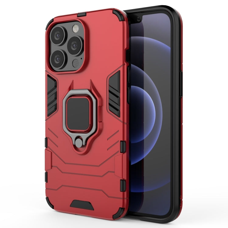 Shockproof PC + TPU Protective Case with Magnetic Ring Holder, For iPhone 13, For iPhone 13 Pro, For iPhone 13 Pro Max