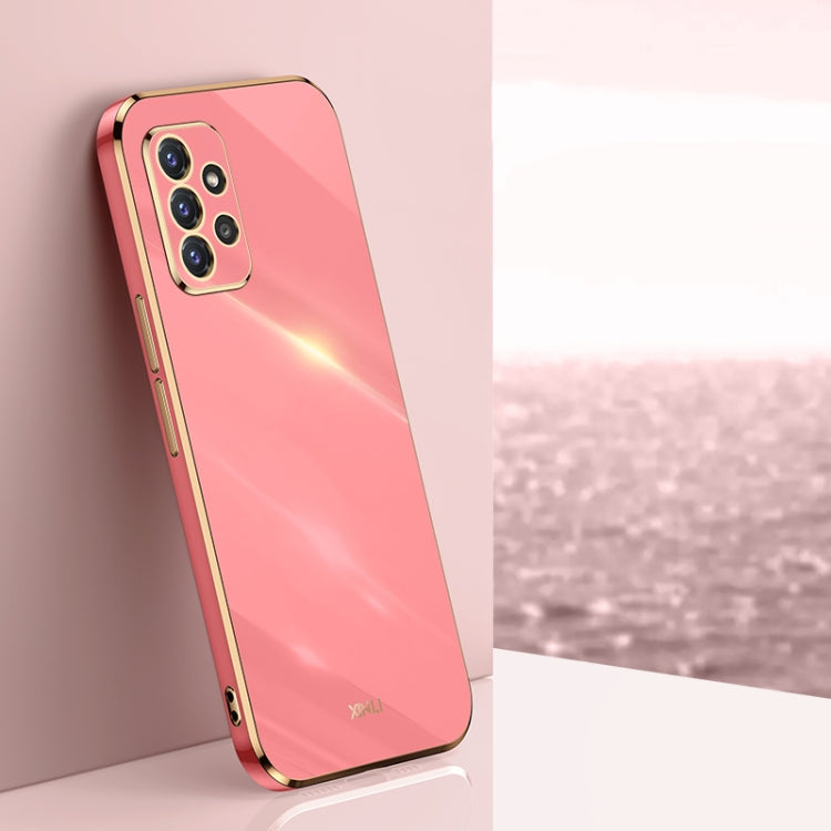 XINLI Straight Edge 6D Electroplate TPU Phone Case, For Samsung Galaxy A22 4G, For Samsung Galaxy A52 5G, For Samsung Galaxy A72 5G, For Samsung Galaxy A82 5G