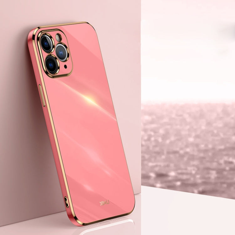 XINLI Straight Edge 6D Electroplate TPU Phone Case, For iPhone 11, For iPhone 11 Pro, For iPhone 11 Pro Max