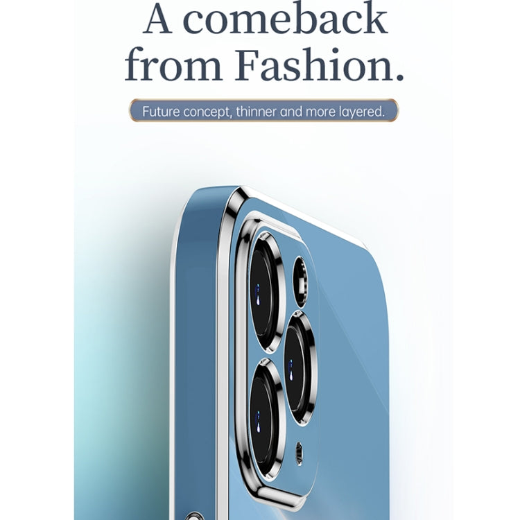 XINLI Straight Edge 6D Electroplate TPU Phone Case, For iPhone 12, For iPhone 12 mini, For iPhone 12 Pro Max
