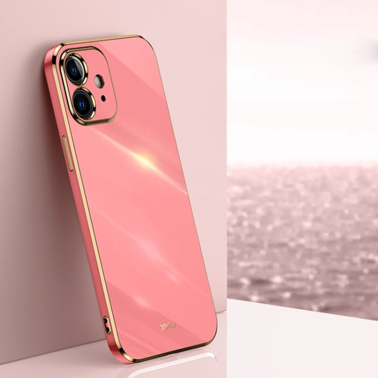 XINLI Straight Edge 6D Electroplate TPU Phone Case, For iPhone 12, For iPhone 12 mini, For iPhone 12 Pro Max