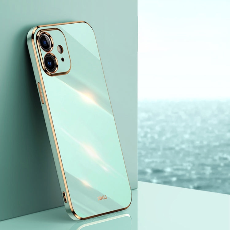 XINLI Straight Edge 6D Electroplate TPU Phone Case, For iPhone 12, For iPhone 12 mini, For iPhone 12 Pro Max