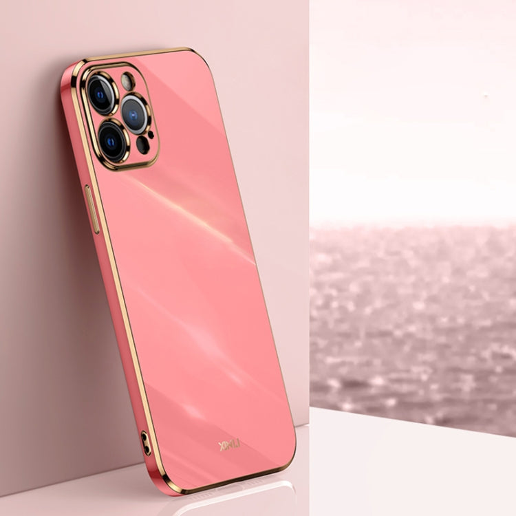 XINLI Straight Edge 6D Electroplate TPU Phone Case, For iPhone 12, For iPhone 12 mini, For iPhone 12 Pro Max