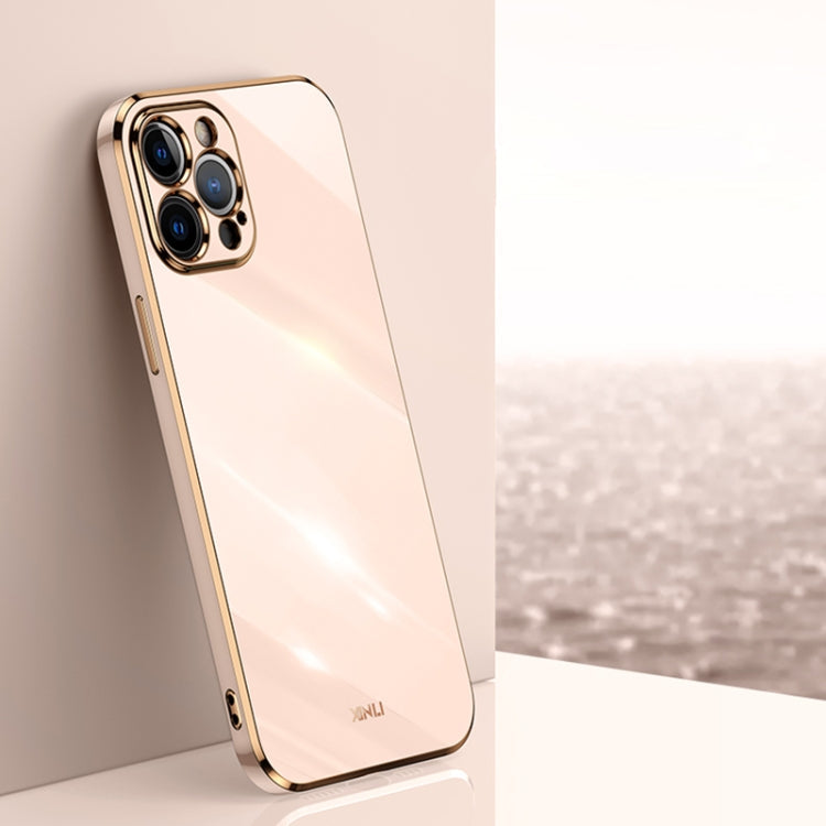 XINLI Straight Edge 6D Electroplate TPU Phone Case, For iPhone 12, For iPhone 12 mini, For iPhone 12 Pro Max