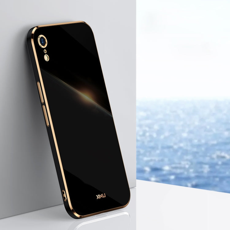 XINLI Straight Edge 6D Electroplate TPU Phone Case, For iPhone X, For iPhone XR, For iPhone XS