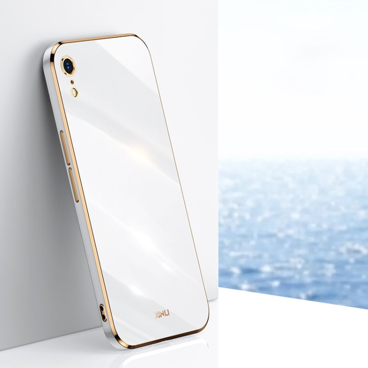 XINLI Straight Edge 6D Electroplate TPU Phone Case, For iPhone X, For iPhone XR, For iPhone XS