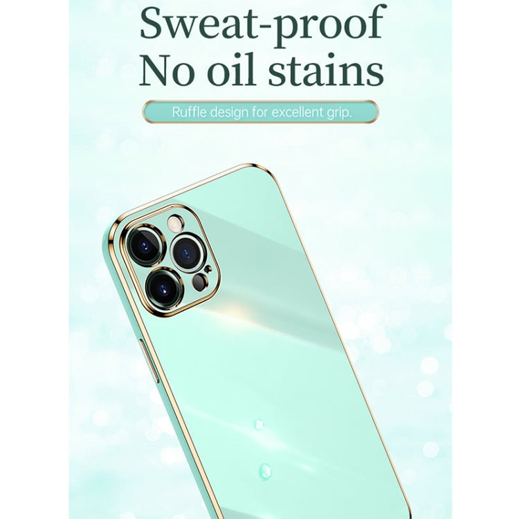 XINLI Straight Edge 6D Electroplate TPU Phone Case with Ring Holder, For iPhone 12 Pro, For iPhone 12 Pro Max, For iPhone X
