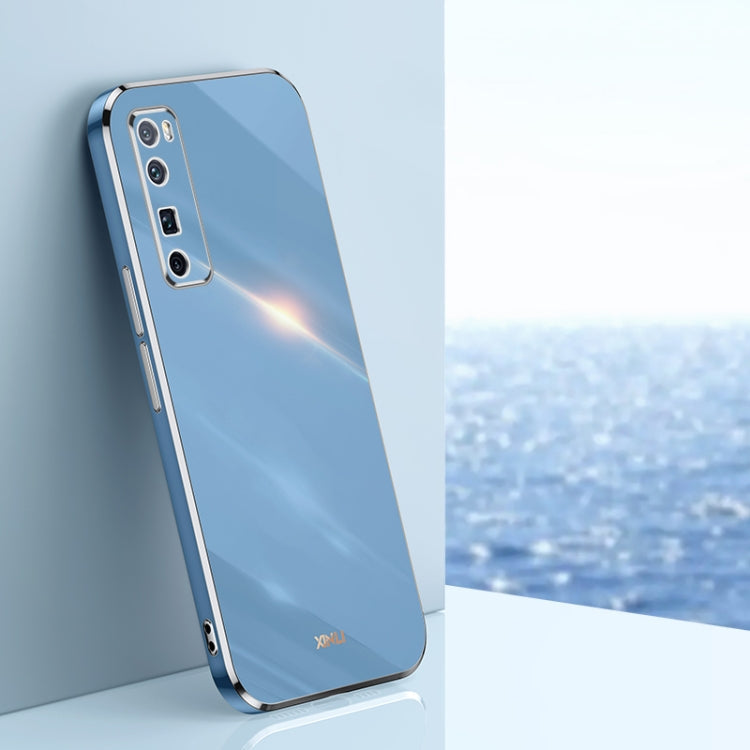 XINLI Straight Edge 6D Electroplate TPU Phone Case, For Huawei nova 7 5G, For Huawei nova 7 Pro 5G, For Huawei nova 7 SE