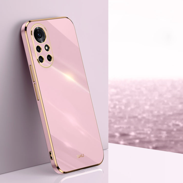 XINLI Straight Edge 6D Electroplate TPU Phone Case, For Honor V40 5G, For Honor X10 5G, For Huawei nova 8 5G, For Honor 50