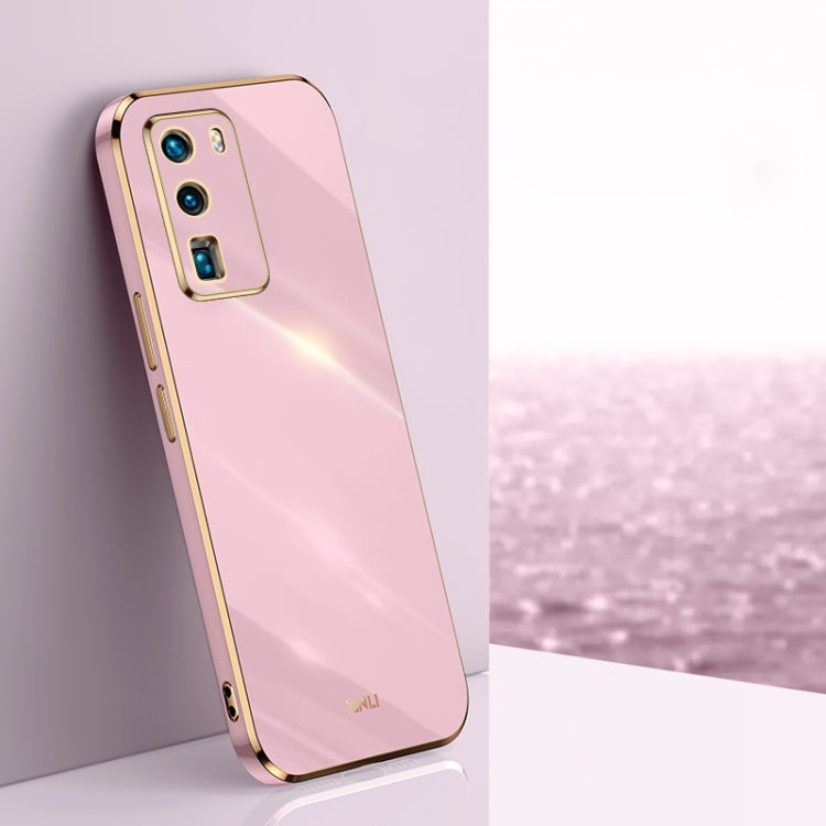 XINLI Straight Edge 6D Electroplate TPU Phone Case, For Huawei P30 Pro, For Huawei P30 Lite, For Huawei P40