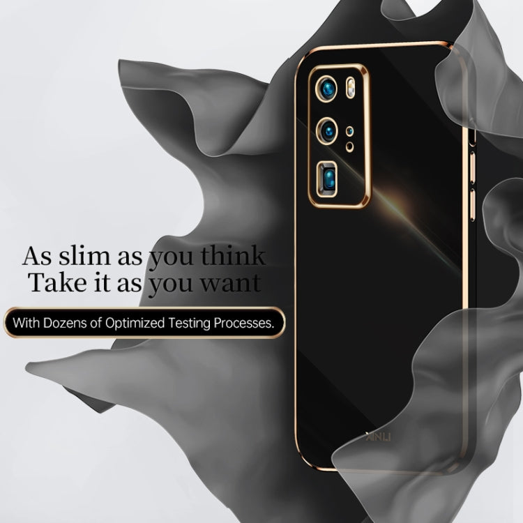 XINLI Straight Edge 6D Electroplate TPU Phone Case, For Huawei P40 Pro, For Honor 20, For Honor 20 Pro