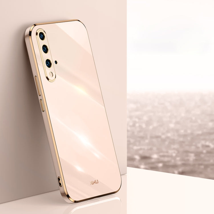 XINLI Straight Edge 6D Electroplate TPU Phone Case, For Huawei P40 Pro, For Honor 20, For Honor 20 Pro