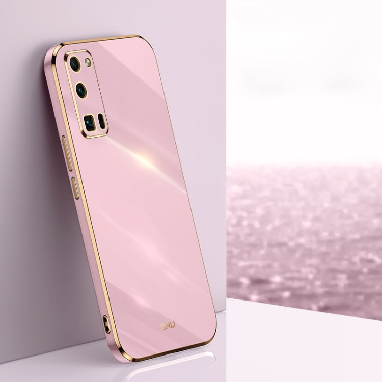 XINLI Straight Edge 6D Electroplate TPU Phone Case, For Honor 20 Lite, For Honor 30, For Honor 30 Pro