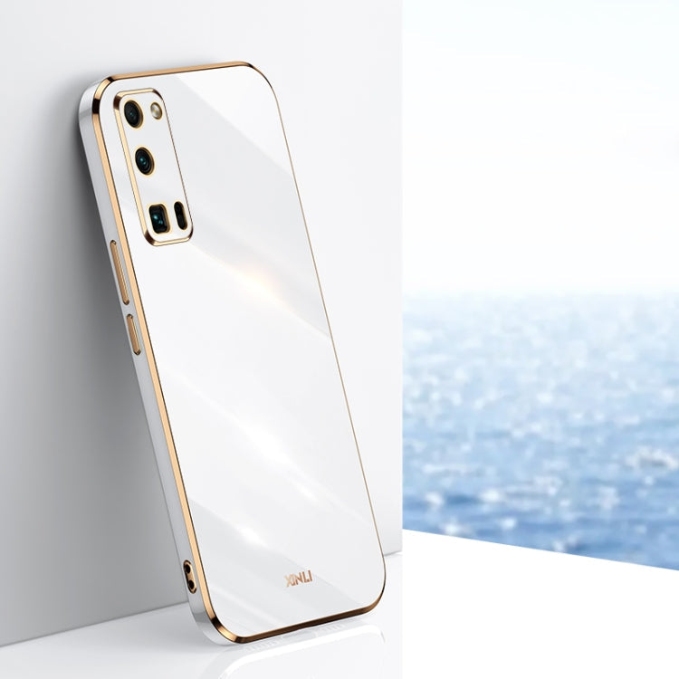 XINLI Straight Edge 6D Electroplate TPU Phone Case, For Honor 20 Lite, For Honor 30, For Honor 30 Pro