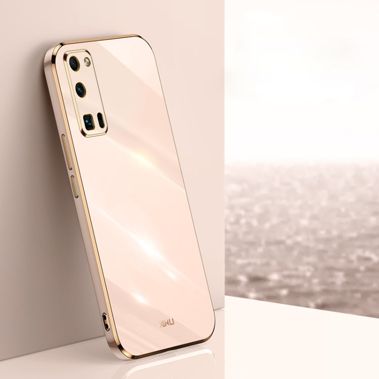 XINLI Straight Edge 6D Electroplate TPU Phone Case, For Honor 20 Lite, For Honor 30, For Honor 30 Pro