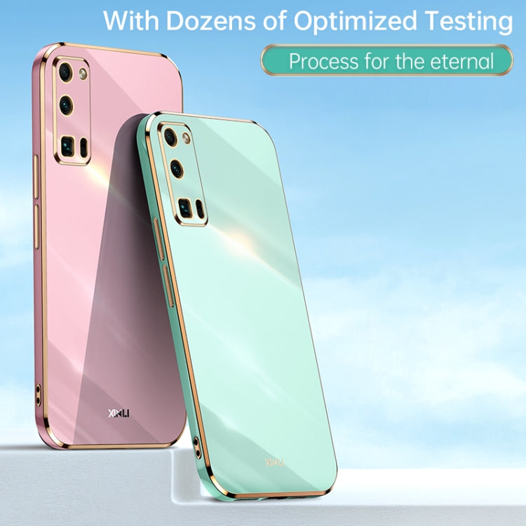 XINLI Straight Edge 6D Electroplate TPU Phone Case, For Honor 30S, For Honor 30 Youth, For Honor 50 Pro