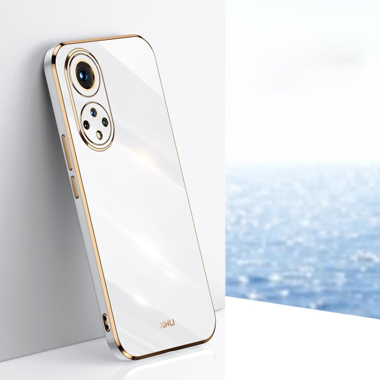 XINLI Straight Edge 6D Electroplate TPU Phone Case, For Honor V40 5G, For Honor X10 5G, For Huawei nova 8 5G, For Honor 50