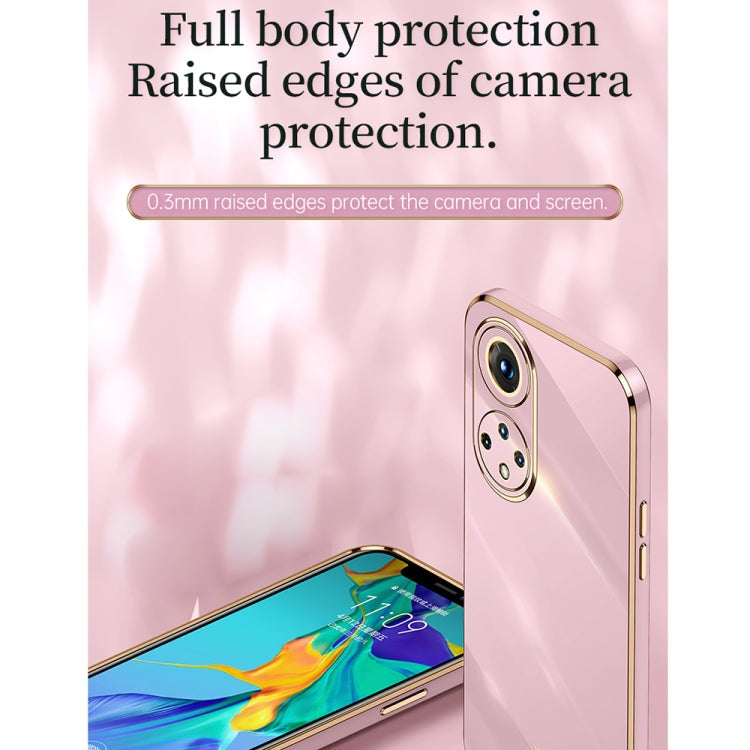 XINLI Straight Edge 6D Electroplate TPU Phone Case, For Honor 50 SE, For Honor Play 3, For Honor Play 5T Youth