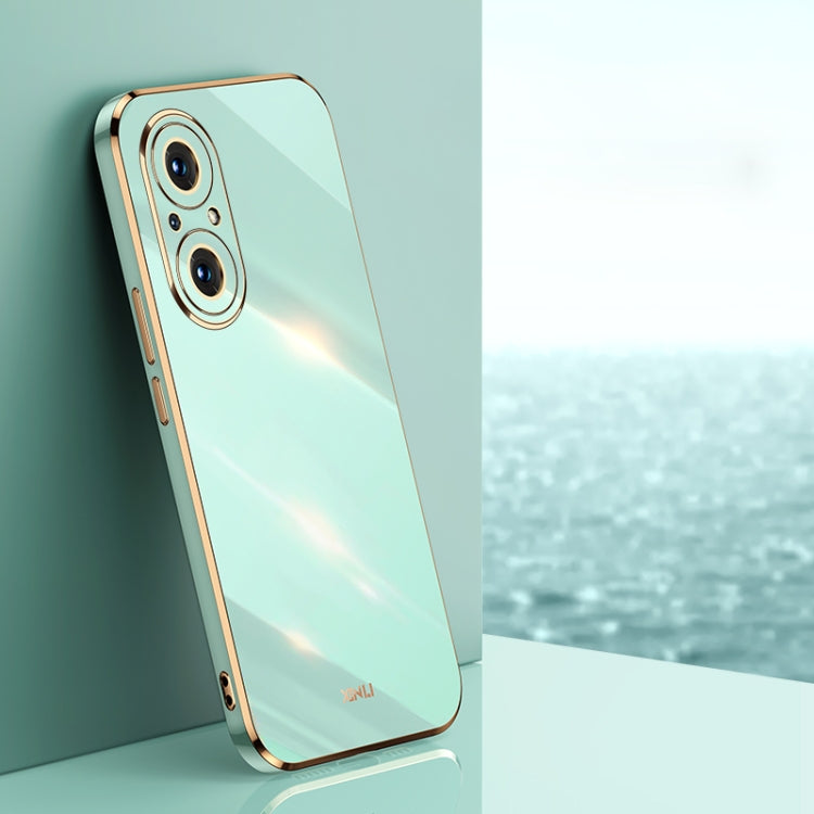 XINLI Straight Edge 6D Electroplate TPU Phone Case, For Honor 50 SE, For Honor Play 3, For Honor Play 5T Youth