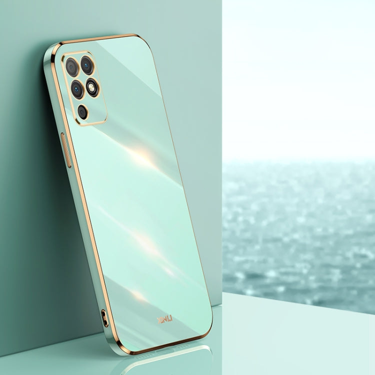 XINLI Straight Edge 6D Electroplate TPU Phone Case, For Honor 50 SE, For Honor Play 3, For Honor Play 5T Youth