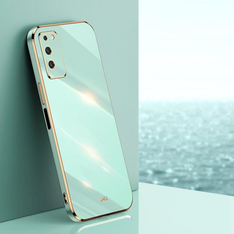 XINLI Straight Edge 6D Electroplate TPU Phone Case, For Honor V40 5G, For Honor X10 5G, For Huawei nova 8 5G, For Honor 50
