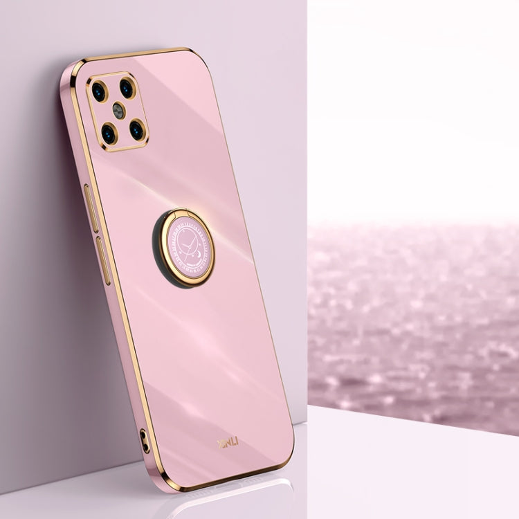 XINLI Straight Edge 6D Electroplate TPU Phone Case with Ring Holder, For Huawei nova 8 5G, For Huawei nova 8 Pro 5G, For Huawei nova 8 SE