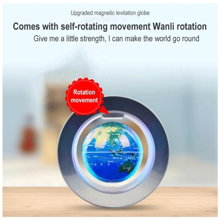 Living Room Desktop Decorations Magnetic Levitation Globe with LED Light, AU Plug, US Plug, EU Plug, UK Plug