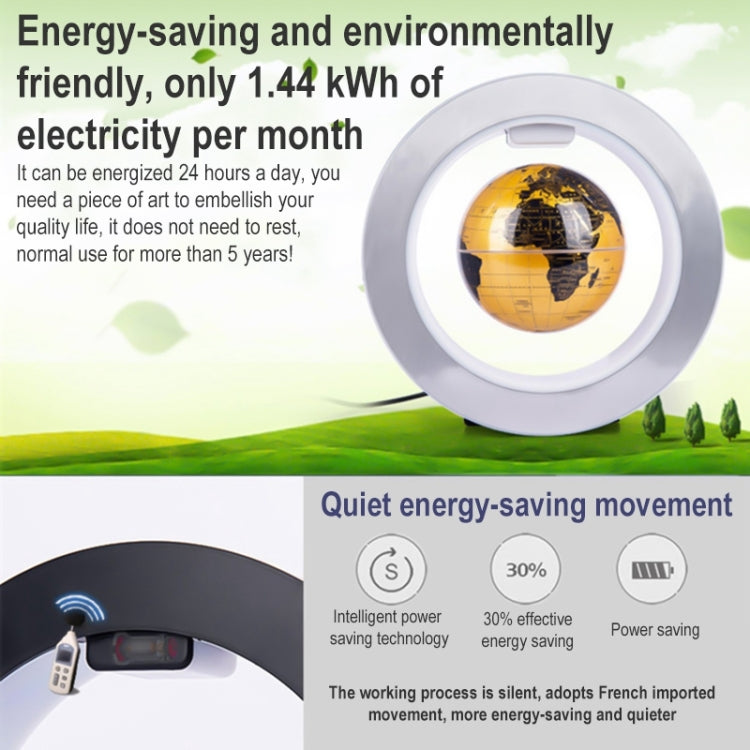 Living Room Desktop Decorations Magnetic Levitation Globe with LED Light, AU Plug, US Plug, EU Plug, UK Plug