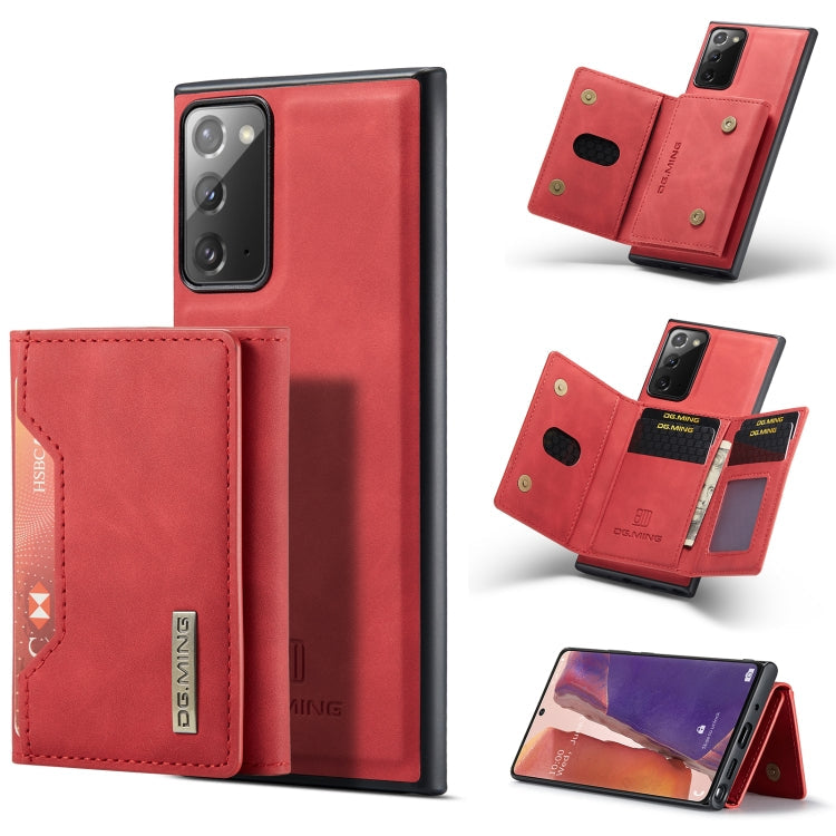 DG.MING M2 Series 3-Fold Multi Card Bag + Magnetic Back Cover Shockproof Case with Wallet & Holder Function, For Samsung Galaxy A52 5G / 4G, For Samsung Galaxy Note20, For Samsung Galaxy S20 FE