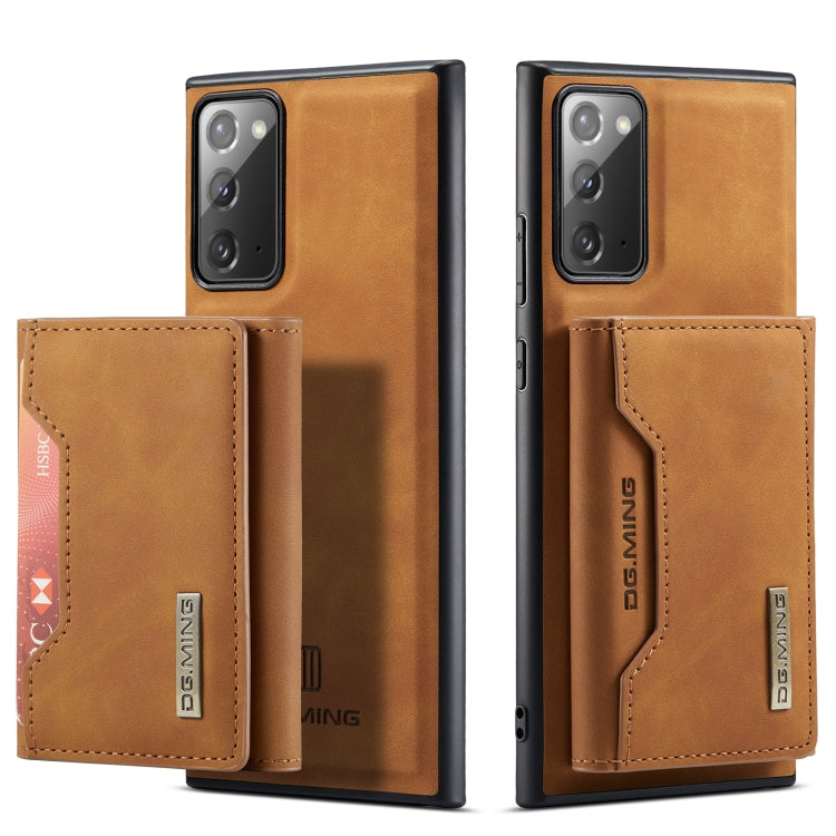 DG.MING M2 Series 3-Fold Multi Card Bag + Magnetic Back Cover Shockproof Case with Wallet & Holder Function, For Samsung Galaxy A52 5G / 4G, For Samsung Galaxy Note20, For Samsung Galaxy S20 FE
