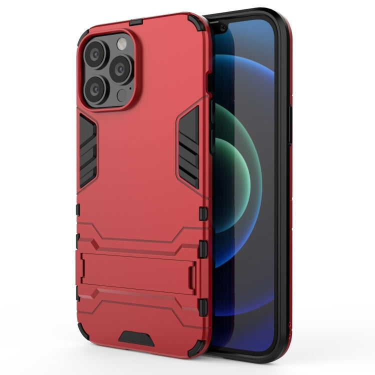 PC + TPU Shockproof Protective Case with Invisible Holder, For iPhone 13 Pro Max, For iPhone 13 Pro, For iPhone 13 mini, For iPhone 13