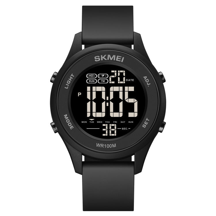 SKMEI 1758 Multifunctional LED Digital Display Luminous Silicone Strap Electronic Watch