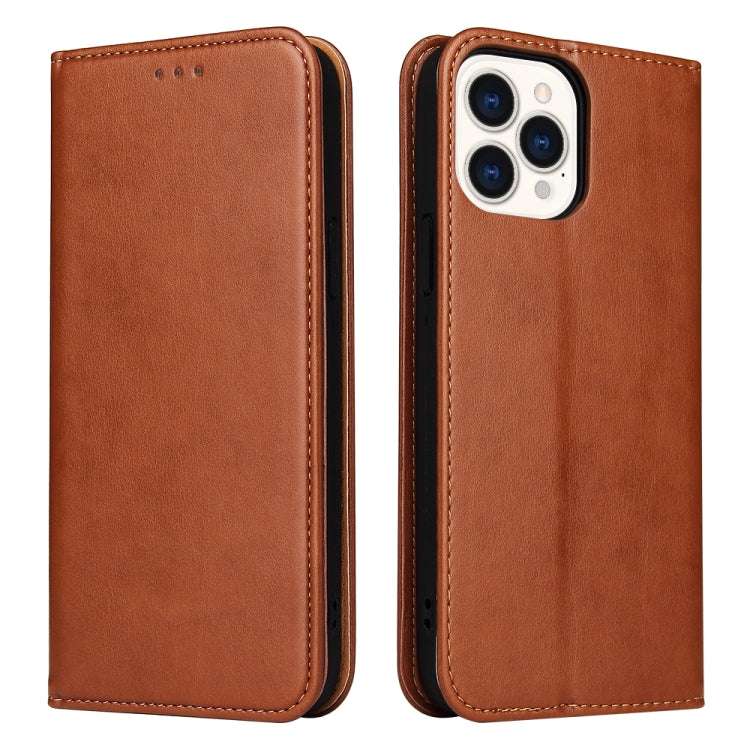 Fierre Shann PU Leather Texture Horizontal Flip Leather Case with Holder & Card Slots & Wallet, For iPhone 13 Pro Max, For iPhone 13 mini, For iPhone 13, For iPhone 13 Pro