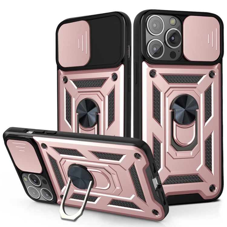 Sliding Camera Cover Design TPU+PC Protective Case, For iPhone 13 Pro Max