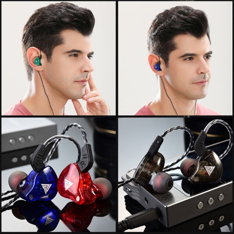 QKZ AK6-X 3.5mm In-Ear Wired Subwoofer Sports Earphone with Microphone, Cable Length: About 1.2m, 1 PCS