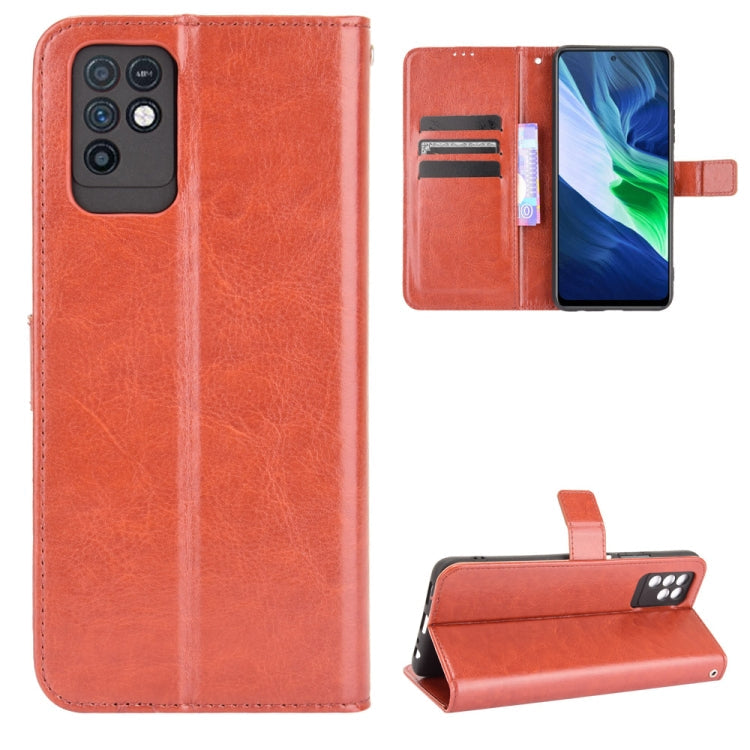 Crazy Horse Texture Horizontal Flip Leather Case with Holder & Card Slots & Lanyard, For T-Mobile REVVL V+ 5G, For vivo V21E 5G, For Infinix Hot 10s X689, For Infinix Note 10 Pro, For Infinix Note 10, For Blackview A100